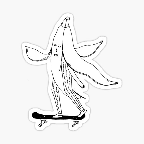 "Banana guy" Sticker for Sale by defuma Redbubble