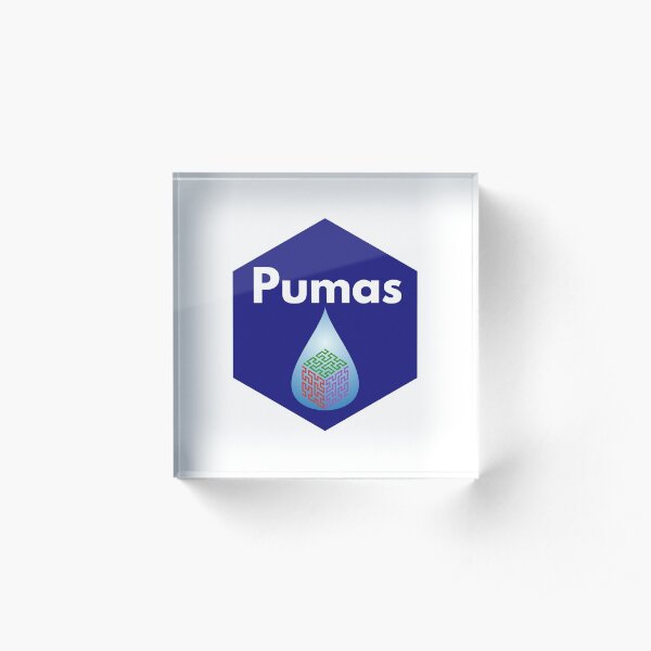 Pumas Logo Acrylic Block