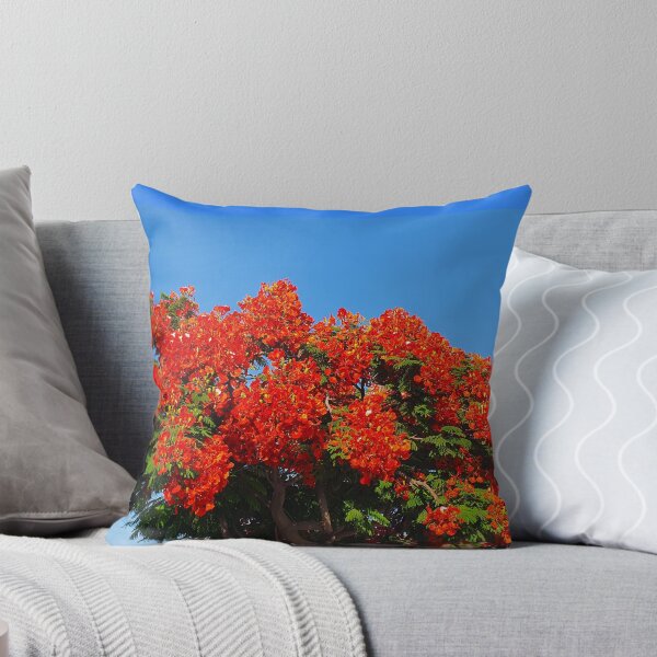 Item preview, red tree and blue sky designed and sold by OI Designs.