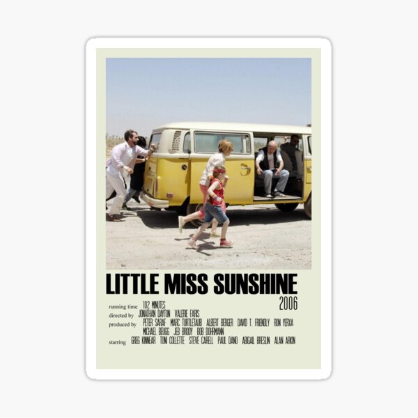 Little Miss Sunshine Alternative Poster Art Movie Large (1) Sticker