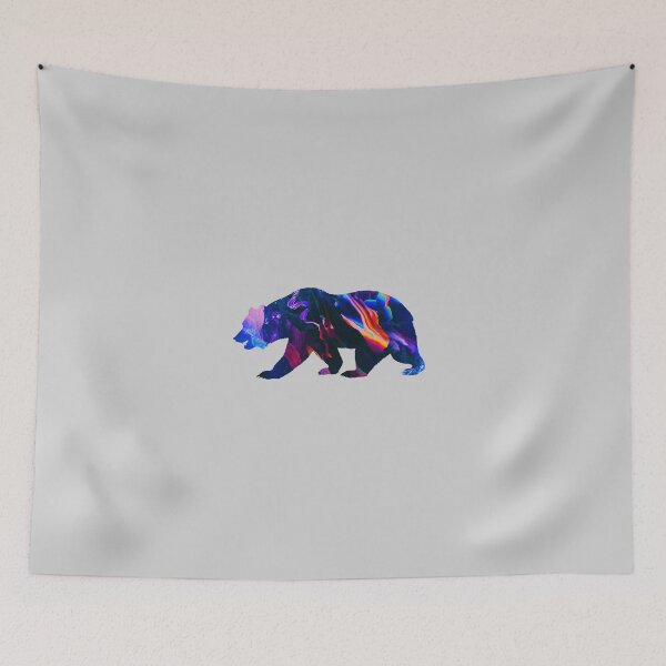 Item preview, Colorful Abstract Bear designed and sold by CasperGraphics.
