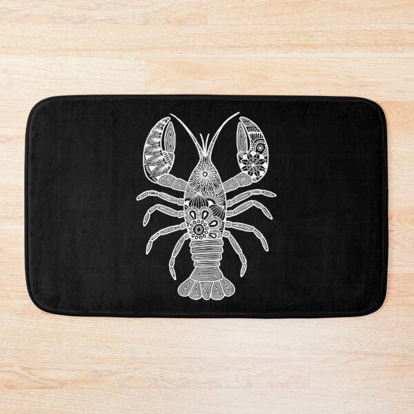 Item preview, Lobster (black and white, vertical) designed and sold by Calen  Picard-Carroll.