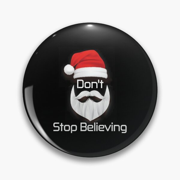 Item preview, Santa Don't Stop Believing cool illustration designed and sold by Drago Art.