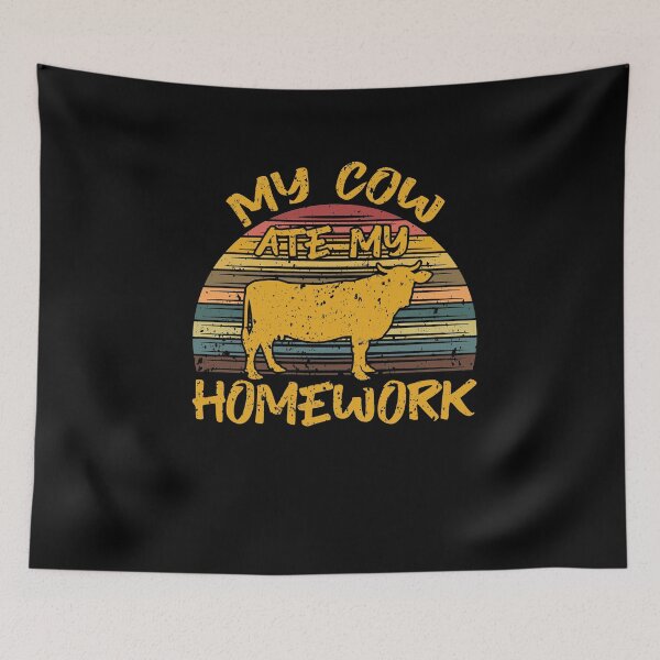 Item preview, My Cow Ate My Homework designed and sold by sesa10.