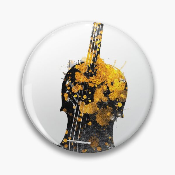 Item preview, Violin music art gold and black #violin #music designed and sold by JBJart.