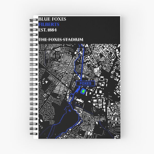Item preview, Blue Foxes - Stadium Map Design by stadiamap designed and sold by stadiamap.