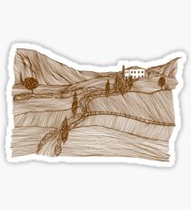 Tuscany Landscape Sticker