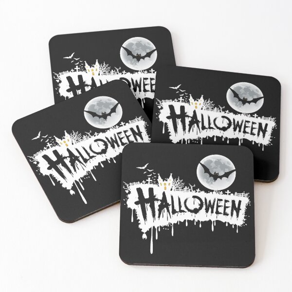 Item preview, halloween bat and scary house designed and sold by LokmaneBrahimi.