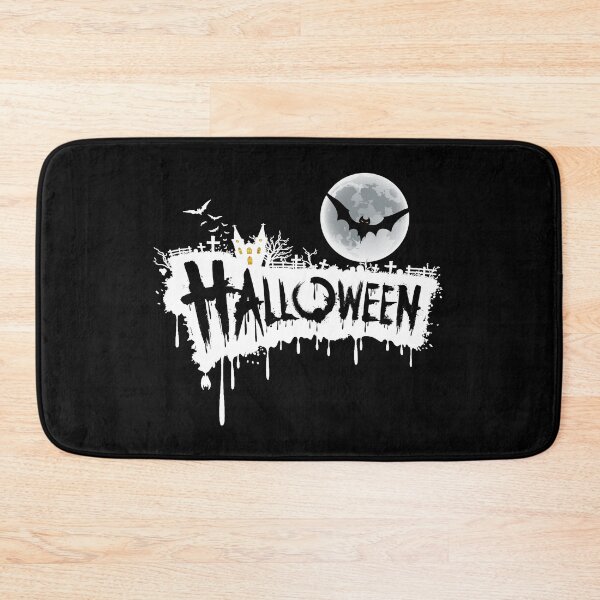 Item preview, halloween bat and scary house designed and sold by LokmaneBrahimi.