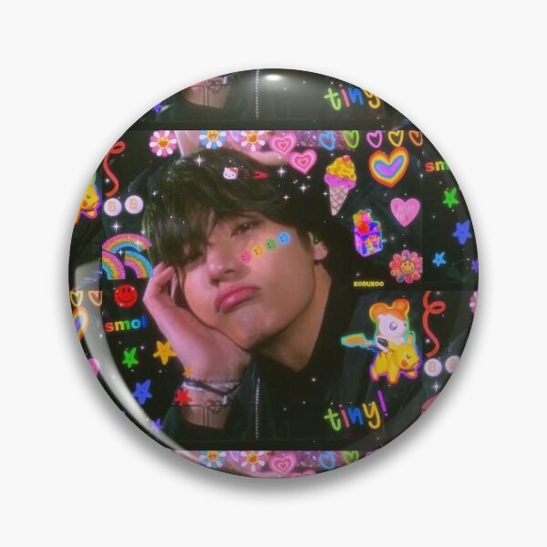 Item preview, pretty taetae TAEHYUNG sticker designed and sold by bagtag101.