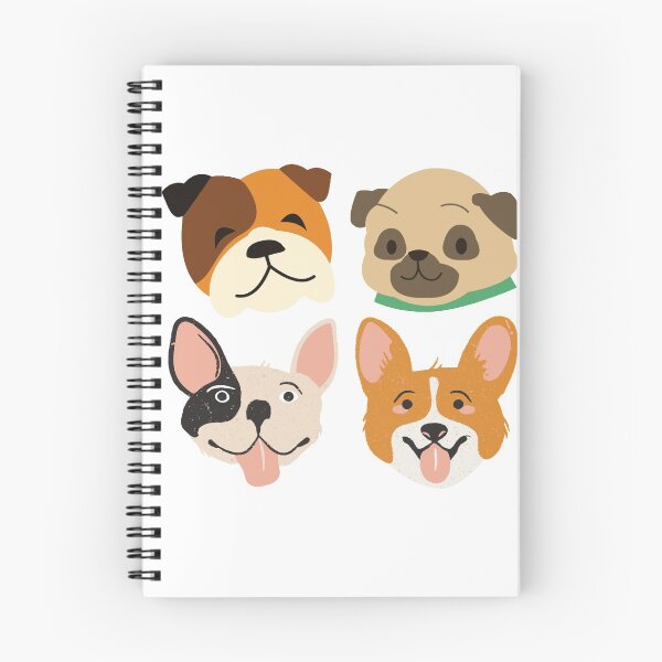 Item preview, 4 cute animated dogs designed and sold by priyankajustine.