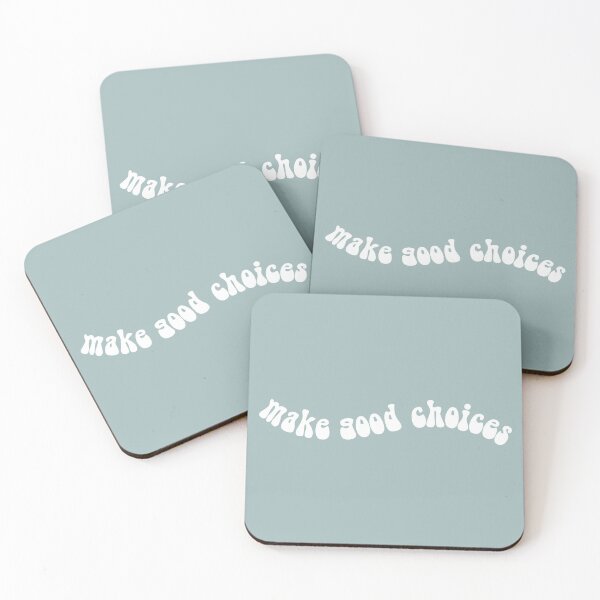 Item preview, Make Good Choices | Blue | 70s Style designed and sold by meandmissb.
