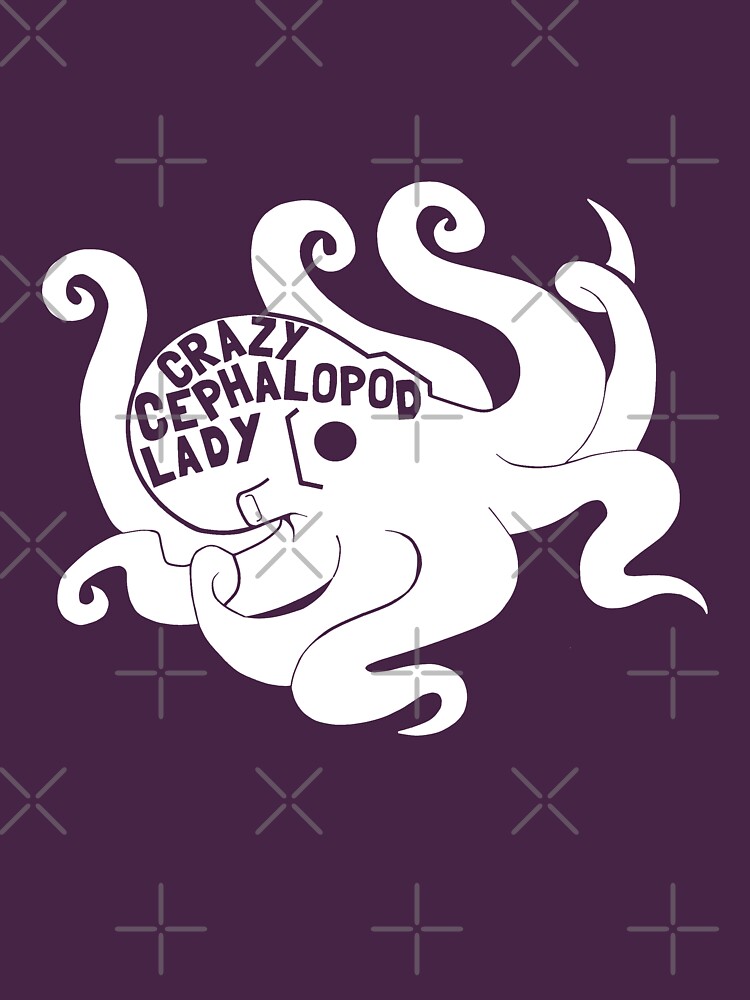 Crazy Cephalopod Lady Dark by AngryMongo
