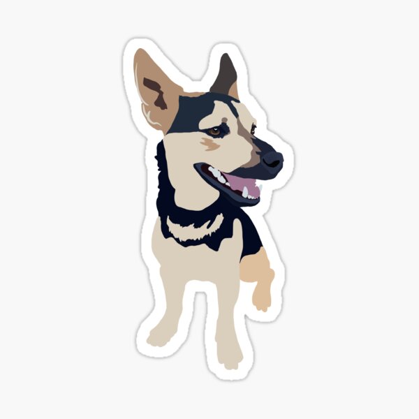 Min Pin Mix Pup Sticker