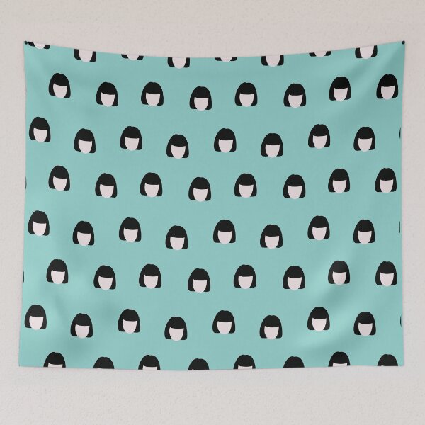 Item preview, Short hair girl with bangs no Face with black hair designed and sold by UniqueMw.