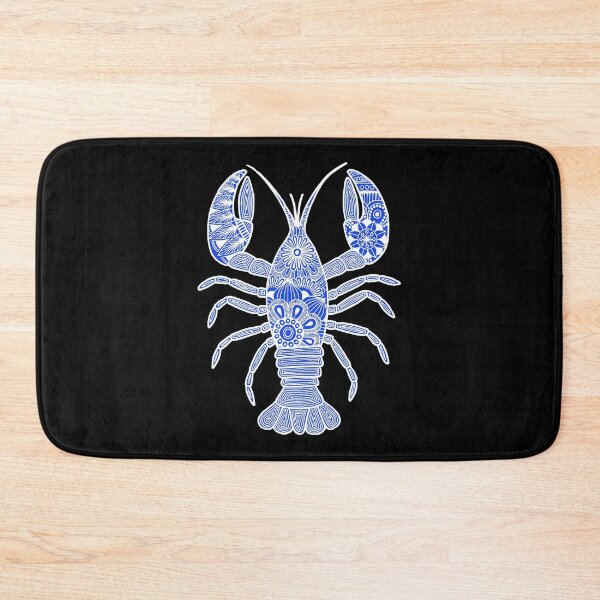 Item preview, Lobster (blue and white, vertical) designed and sold by Calen  Picard-Carroll.
