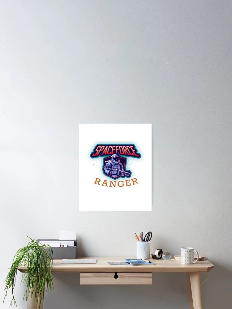 Thumbnail 2 of 3, Poster, Space Force Ranger designed and sold by WriteThatDown.