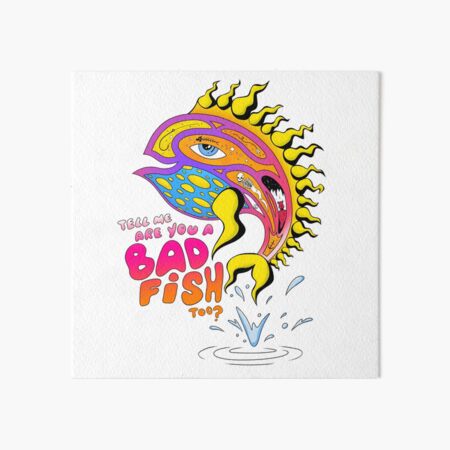 Are you a badfish too? Art Board Print