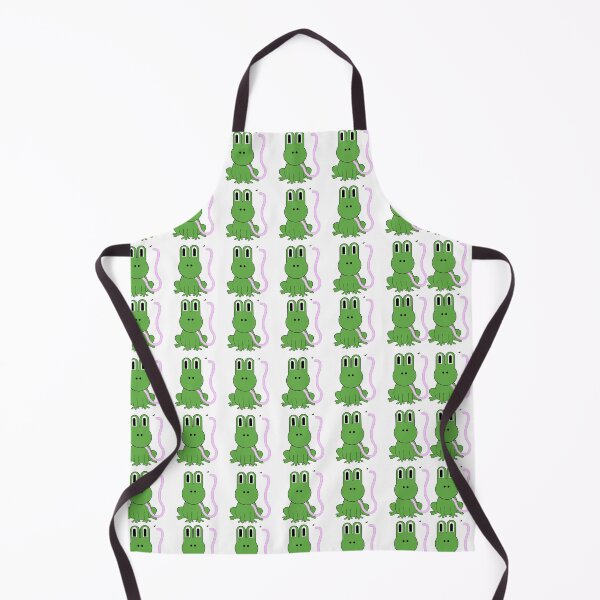 Item preview, green frogs with tongue out catching fly designed and sold by Ella's Doodles And Designs.