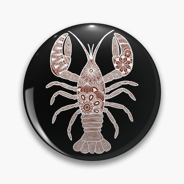 Item preview, Lobster (brown and white, vertical) designed and sold by Calen  Picard-Carroll.