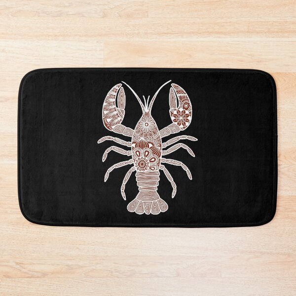 Item preview, Lobster (brown and white, vertical) designed and sold by Calen  Picard-Carroll.