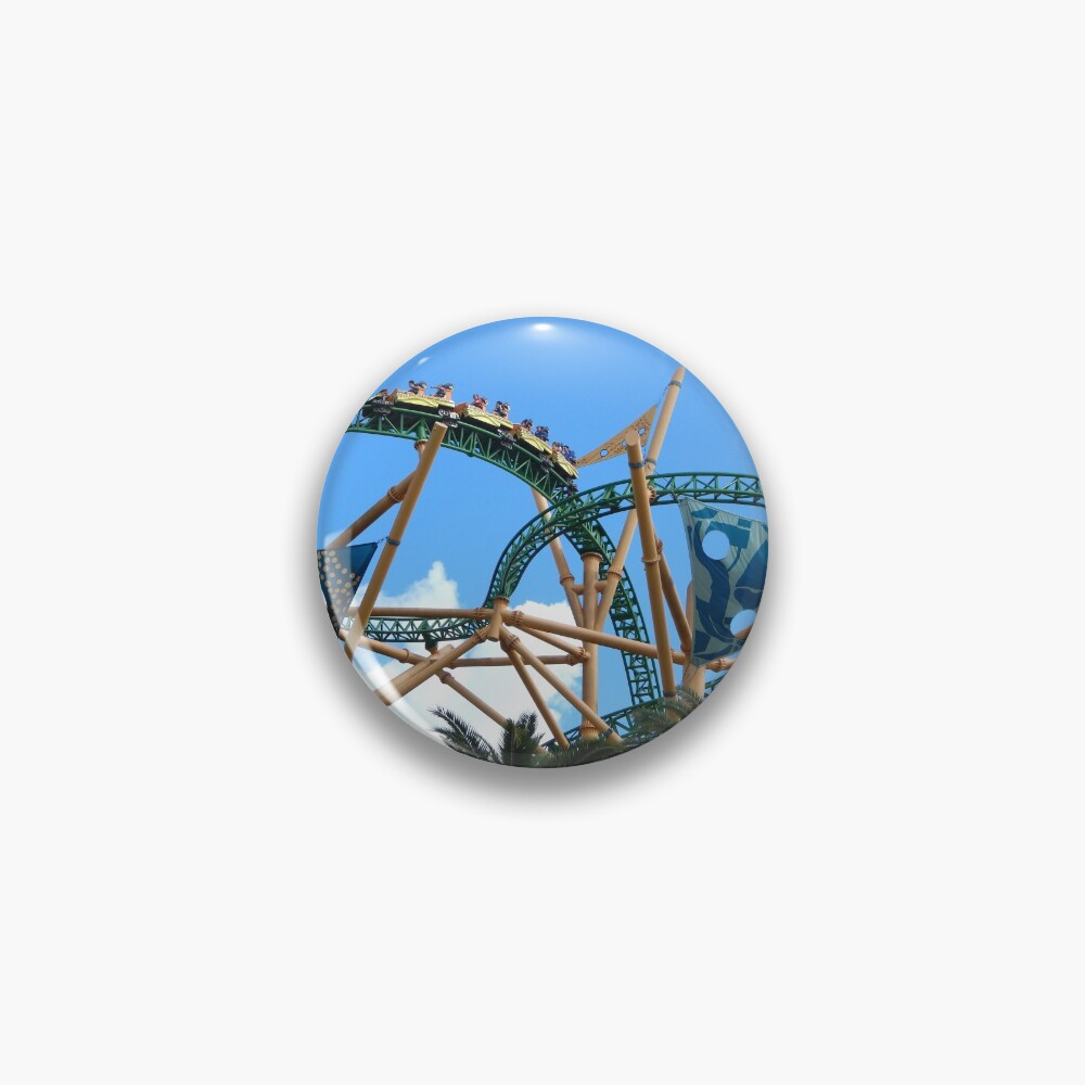 "Cheetah Hunt Roller Coaster, Busch Gardens" Pin for Sale by monikajl