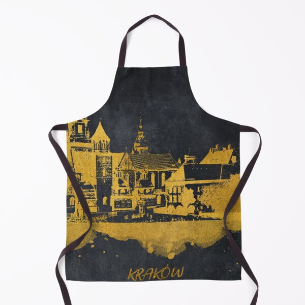 Item preview, Krakow skyline gold black #cracow designed and sold by JBJart.