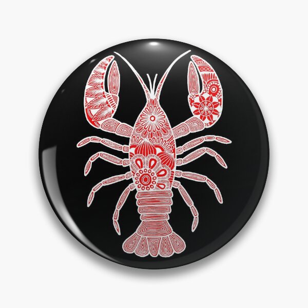 Item preview, Lobster (red and white, vertical) designed and sold by Calen  Picard-Carroll.