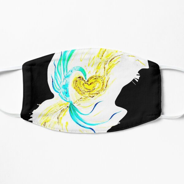 Gold Heart Mask