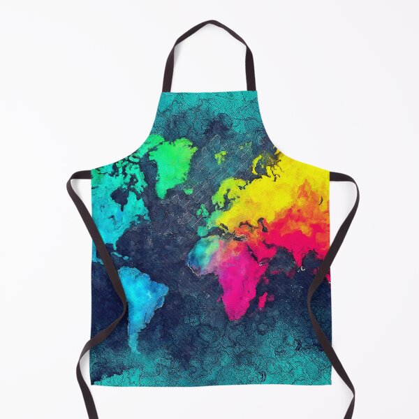 Item preview, world map colors #map #world designed and sold by JBJart.