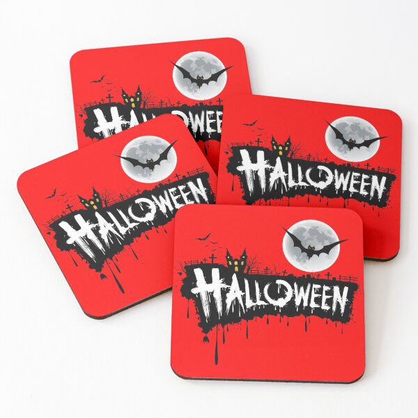 Item preview, halloween bat and scary house designed and sold by LokmaneBrahimi.