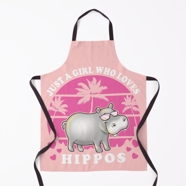 Item preview, Just a girl who loves Hippos classic designed and sold by pablomendoza.