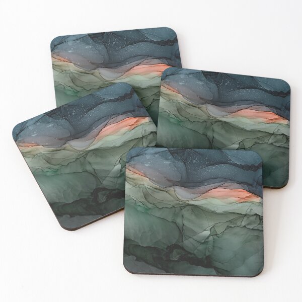 Item preview, Twilight Sunset Abstract Landscape - Bonnie designed and sold by puddleandink.