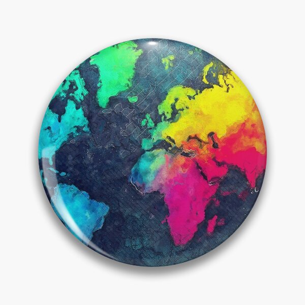 Item preview, world map colors #map #world designed and sold by JBJart.