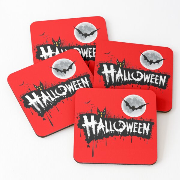 Item preview, halloween bat and scary house designed and sold by LokmaneBrahimi.
