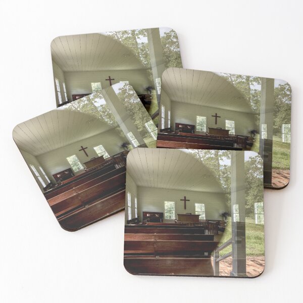Item preview, Taking a peek inside......Southern Georgia USA quaint rural country church waiting for it's next service, quiet, reflection....on a sunny Summer day. designed and sold by Crobin1961.