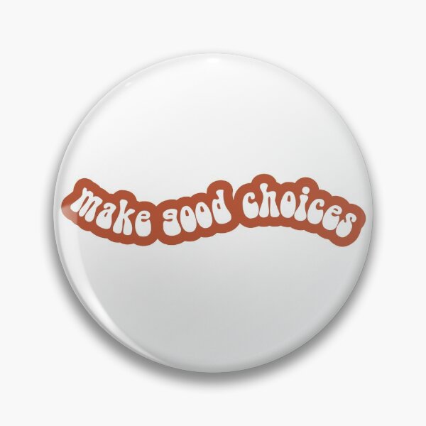 Item preview, Make Good Choices | Red | Orange | Scarlet | Burnt Orange | 70s Style designed and sold by meandmissb.