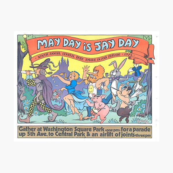 May day is jay day - Central Park Photographic Print