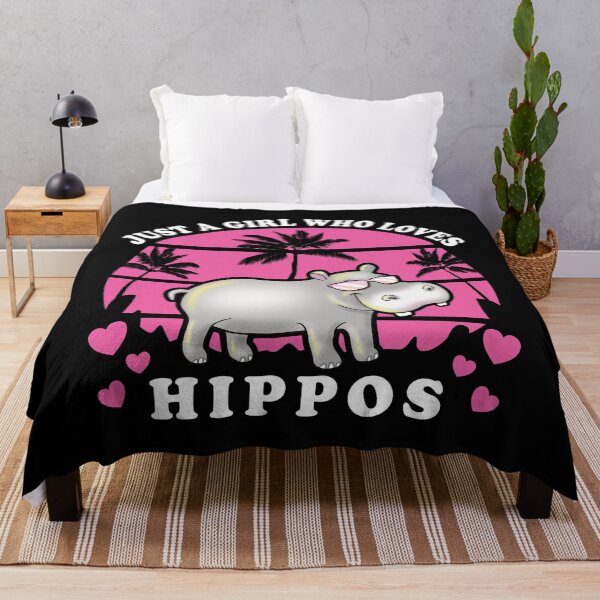 Item preview, Just a girl who loves Hippos designed and sold by pablomendoza.