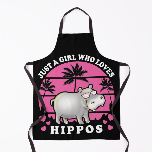 Item preview, Just a girl who loves Hippos designed and sold by pablomendoza.