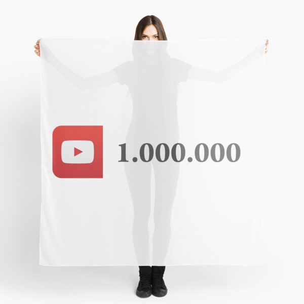 Million Subscribers Gifts Merchandise Redbubble - youtube playbutton for 100 000 subscribers roblox