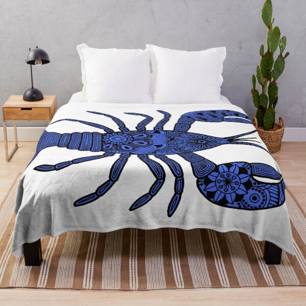Item preview, Lobster (black and blue, horizontal) designed and sold by Calen  Picard-Carroll.