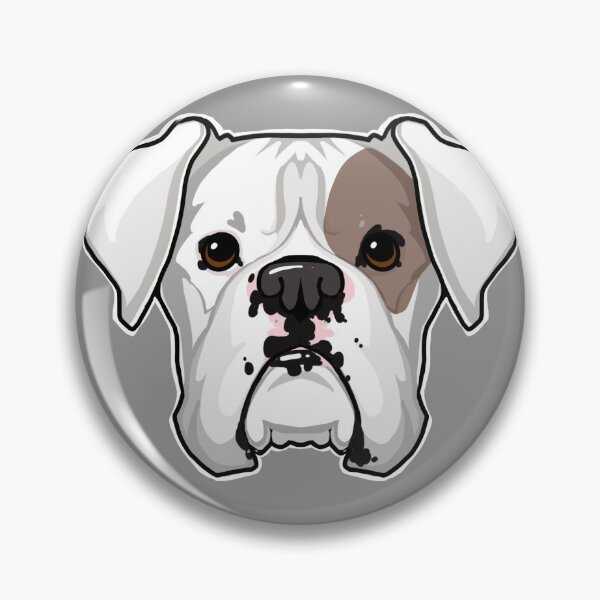 Item preview, White Boxer with spot designed and sold by ArtOfBianca.