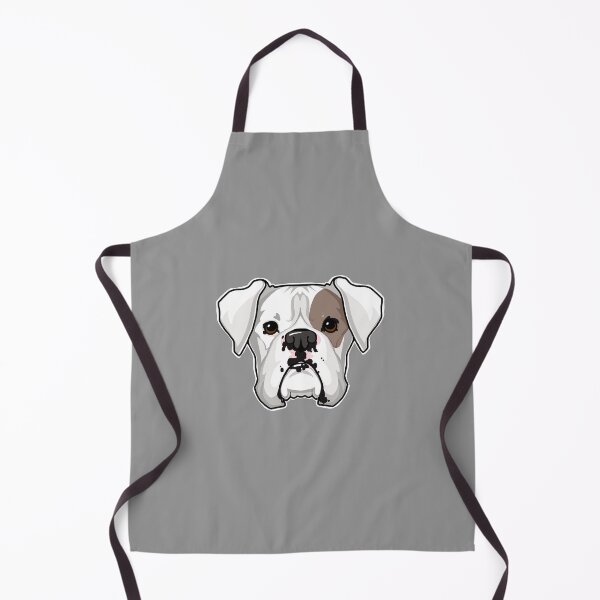 Item preview, White Boxer with spot designed and sold by ArtOfBianca.