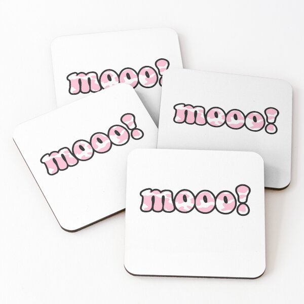 Item preview, pink mooo! designed and sold by cydneysstickers.