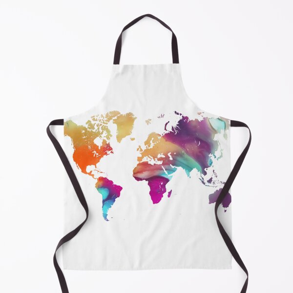 Item preview, World map watercolor #map #worldmap designed and sold by JBJart.