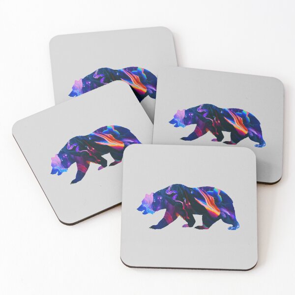 Item preview, Colorful Abstract Bear designed and sold by CasperGraphics.