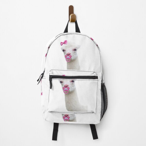 Item preview, Baby Alpaca or Llama with pink pacifier designed and sold by Jan Marvin Art Studio.