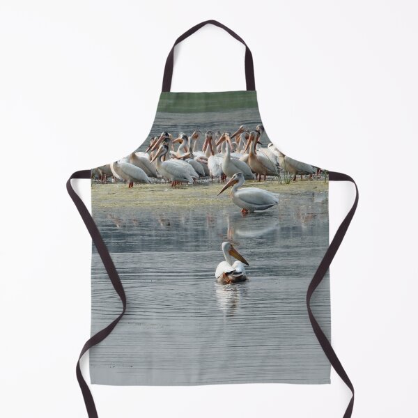 Item preview, American Pelican Flock by Water designed and sold by Susie Kramer.