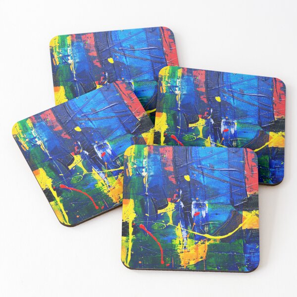 Item preview, Textured Pattern, Colorful Paint Motif designed and sold by inquestyle.